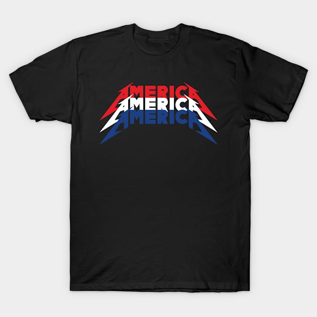 America Rocks T-Shirt by NobleTeeShop